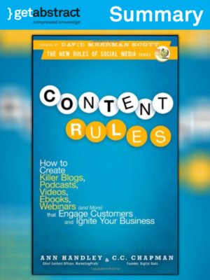cover image of Content Rules (Summary)
